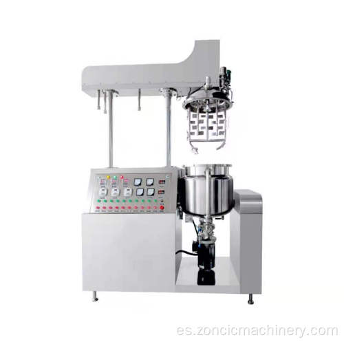 50L/100L hot sale lab high shear emulsifi vacuum food homogenizer tank mixer cosmetic emulsifier machine